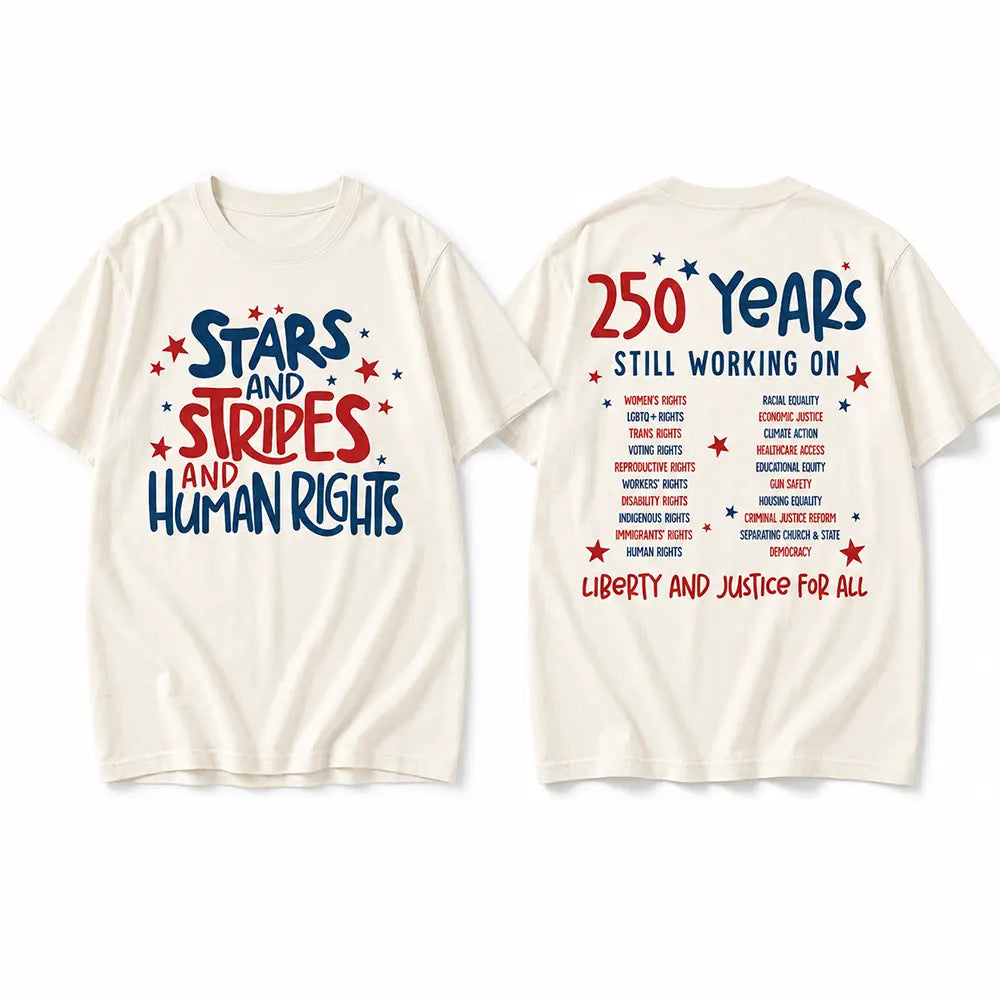 Stars Stripes And Human Rights T-Shirt / Sweatshirt / Hoodie
