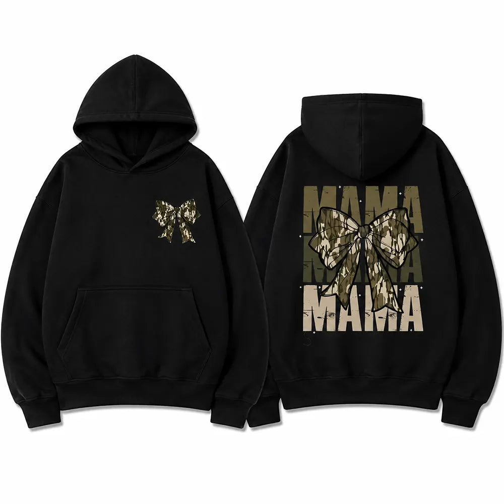 Mama Camo Bow T-Shirt / Sweatshirt / Hoodie