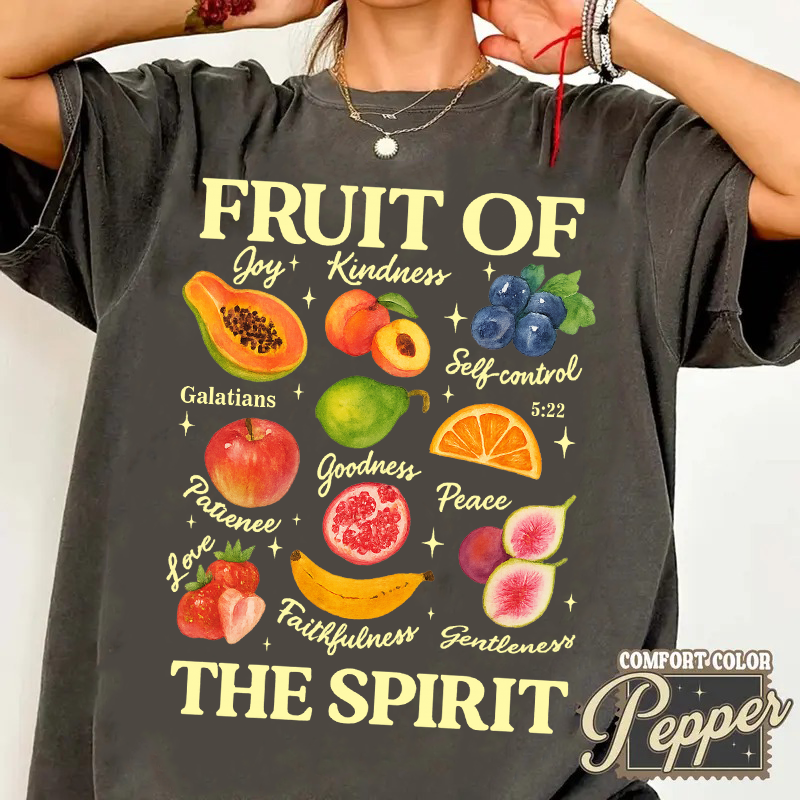 Boho Christian Fruits of the Spirit Retro Jesus Apparel T-Shirt/Sweatshirt/Hoodie