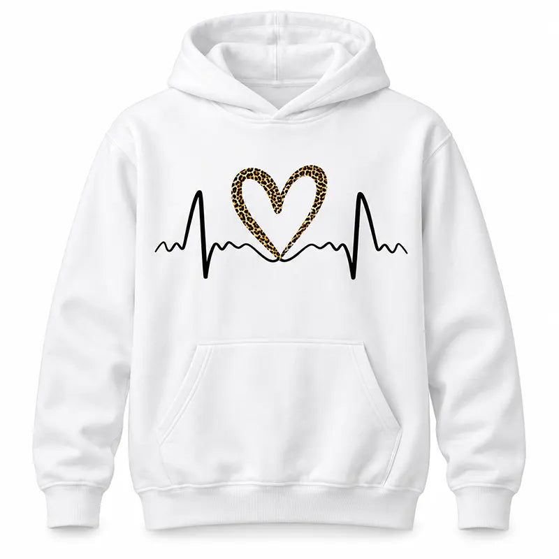 Leopard Heartbeat T-Shirt / Sweatshirt / Hoodie