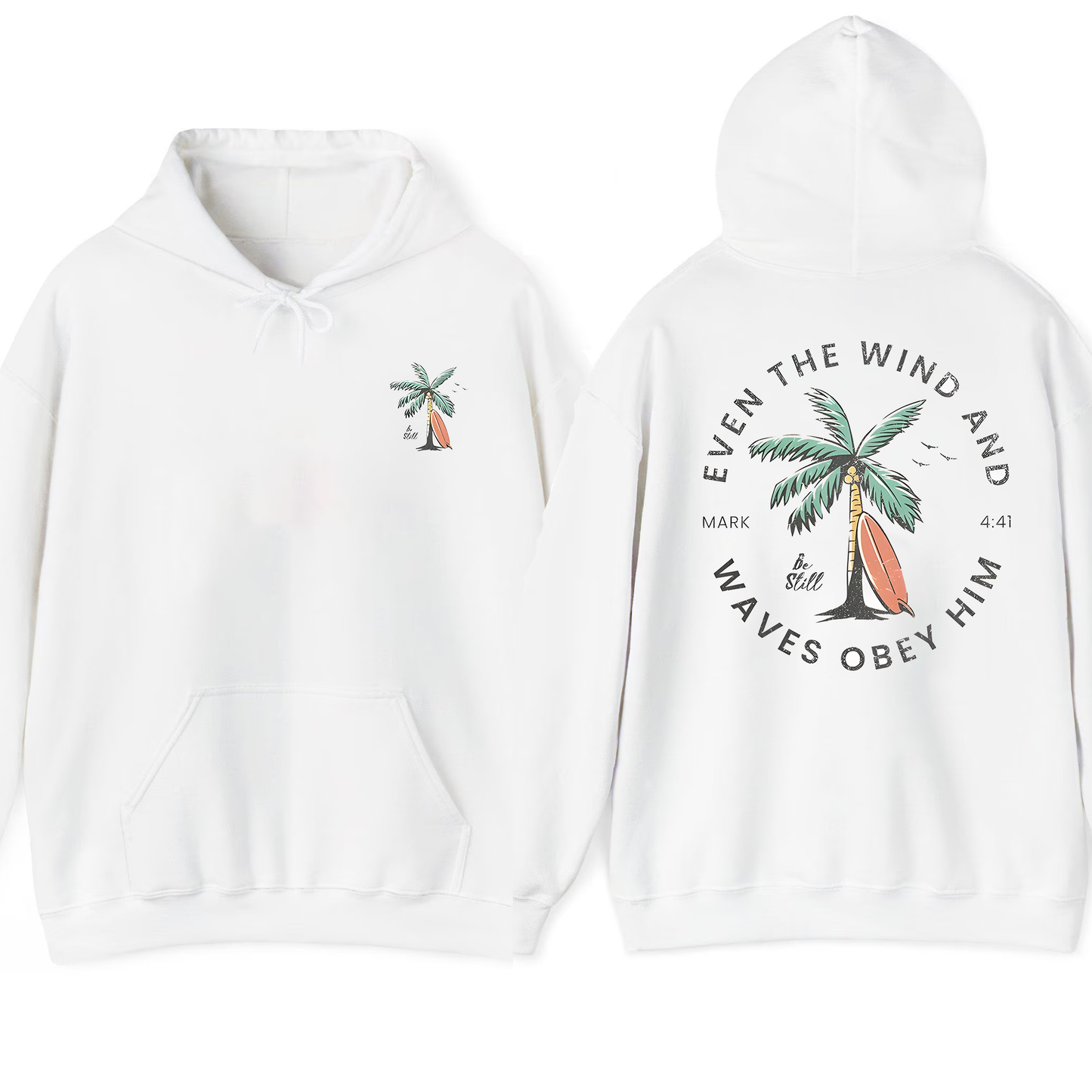 Christian Bible Verse Pattern Trendy Coconut Tree T-Shirt/Sweatshirt/Hoodie
