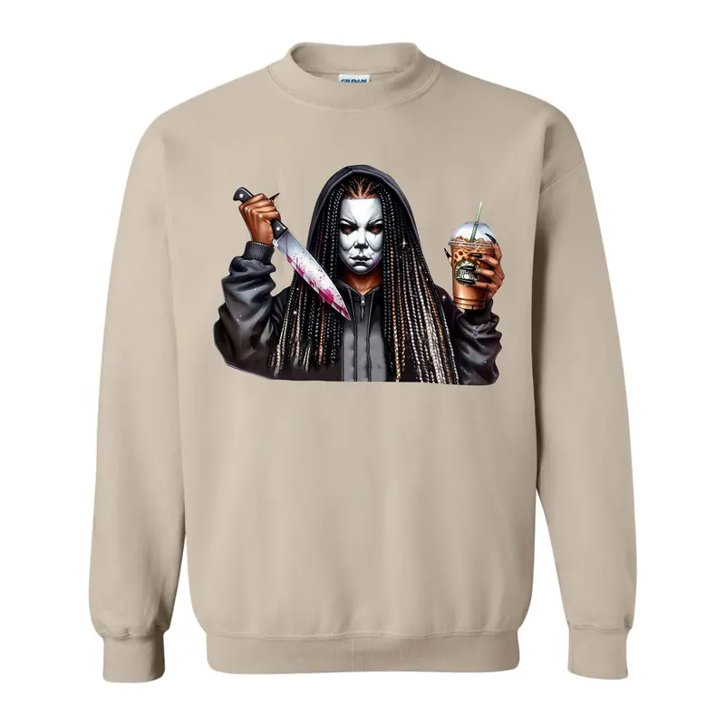 Spooky Black Mama Halloween Cool Gift For Mom/Wife T-Shirt/Sweatshirt/Hoodie