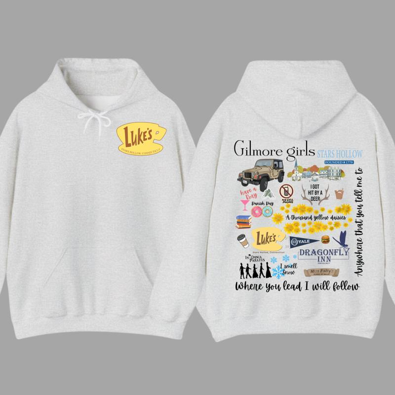Gilmore Girls Luke’s Diner Stars Hollow TV Show Graphic T-Shirt/Sweatshirt/Hoodie