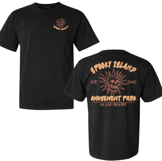 Spooky lsland Retro Cartoon Halloween Movie Skull T-Shirt/Sweatshirt/Hoodie