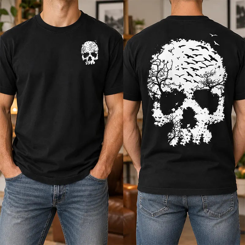 Moonlit Skull Forest T-Shirt / Sweatshirt / Hoodie