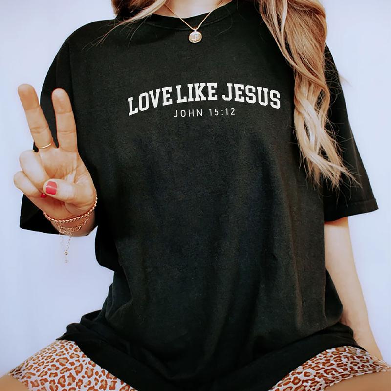 Love Like Jesus – Minimalist Christian T-Shirt / Hoodie / Sweatshirt