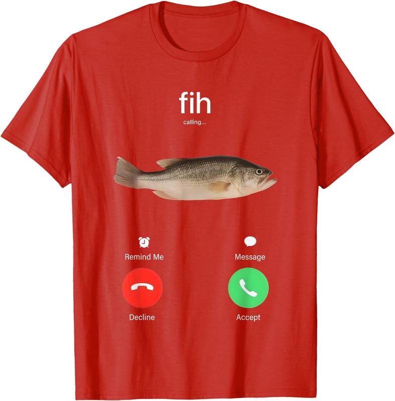 Fih Calling Remind Me Message Decline Accept Phone Call T-Shirt/Sweatshirt/Hoodie