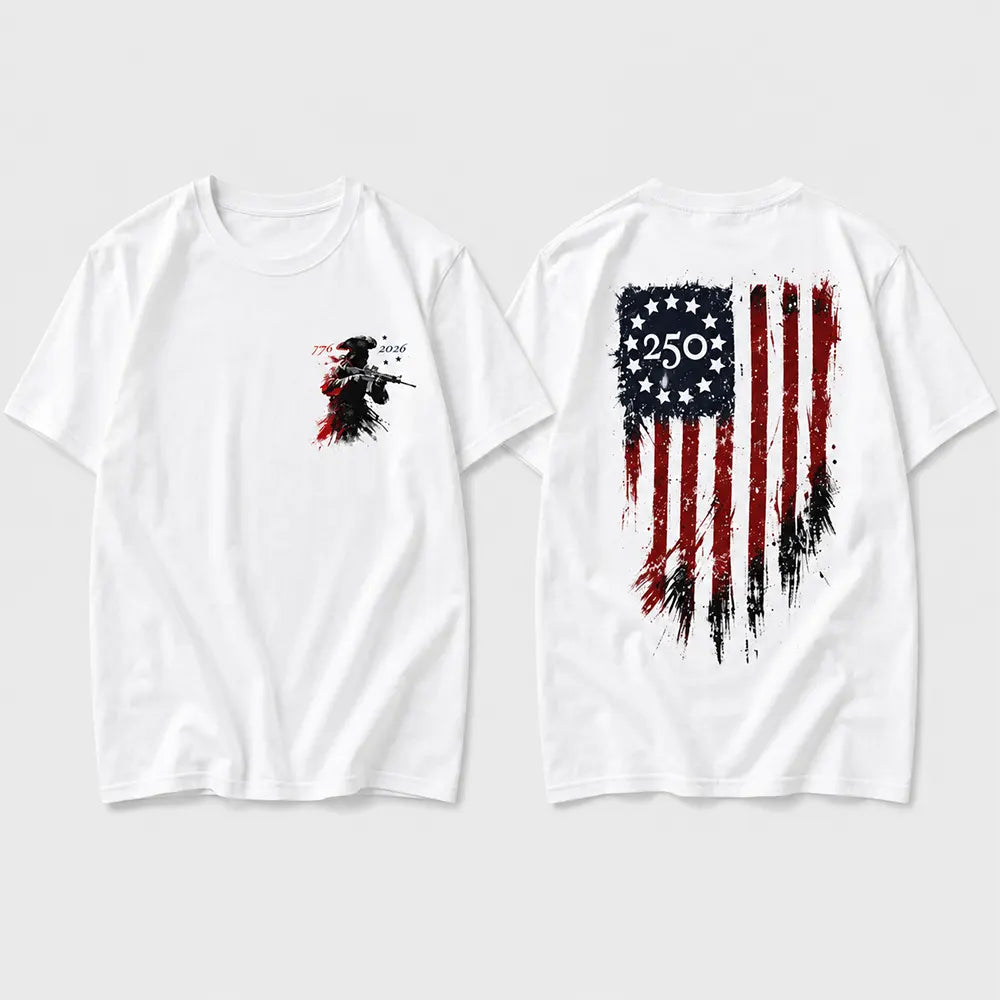 America 250th Anniversary Revolutionary Soldier T-Shirt / Sweatshirt / Hoodie