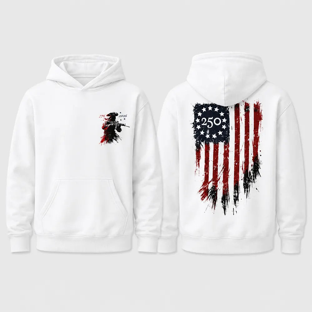 America 250th Anniversary Revolutionary Soldier T-Shirt / Sweatshirt / Hoodie