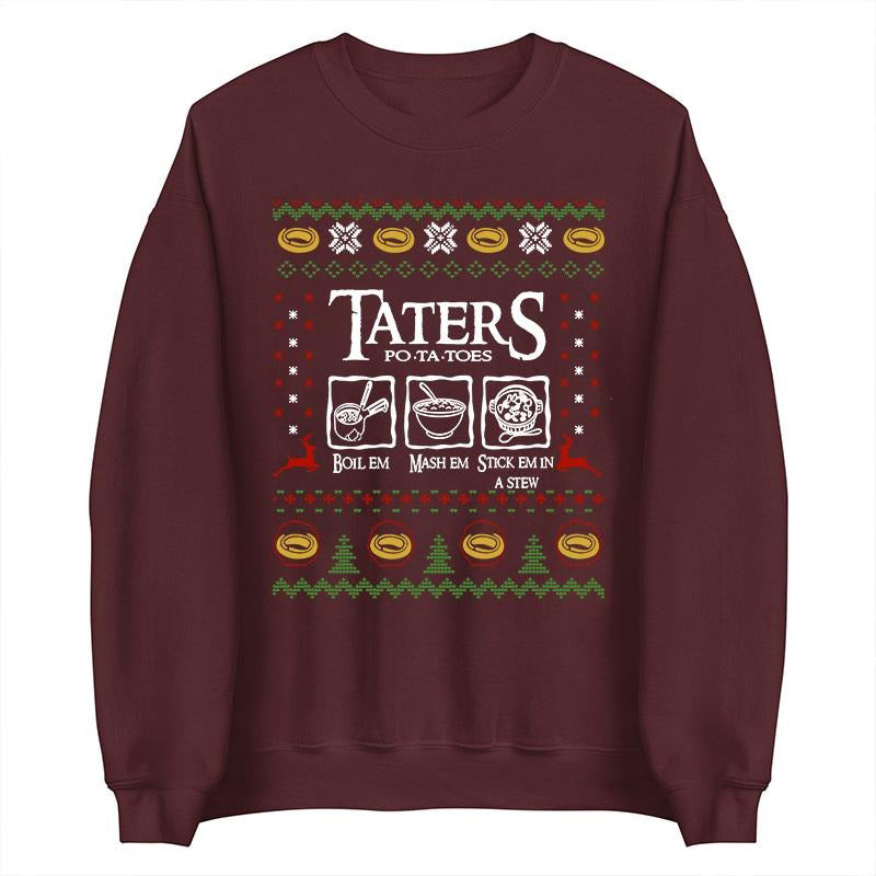 Lord Of The Rings Taters Ugly Christmas T-Shirt / Sweatshirt / Hoodie