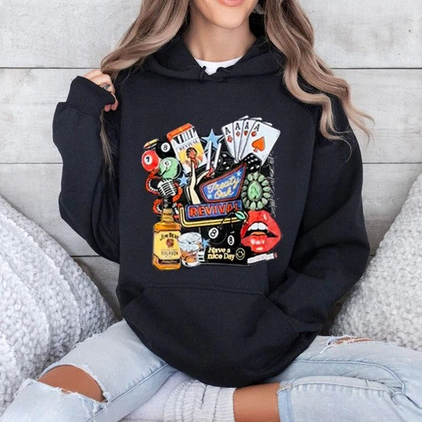 REVIVAL Casino Retro Collage Graphic T-Shirt/Sweatshirt/Hoodie