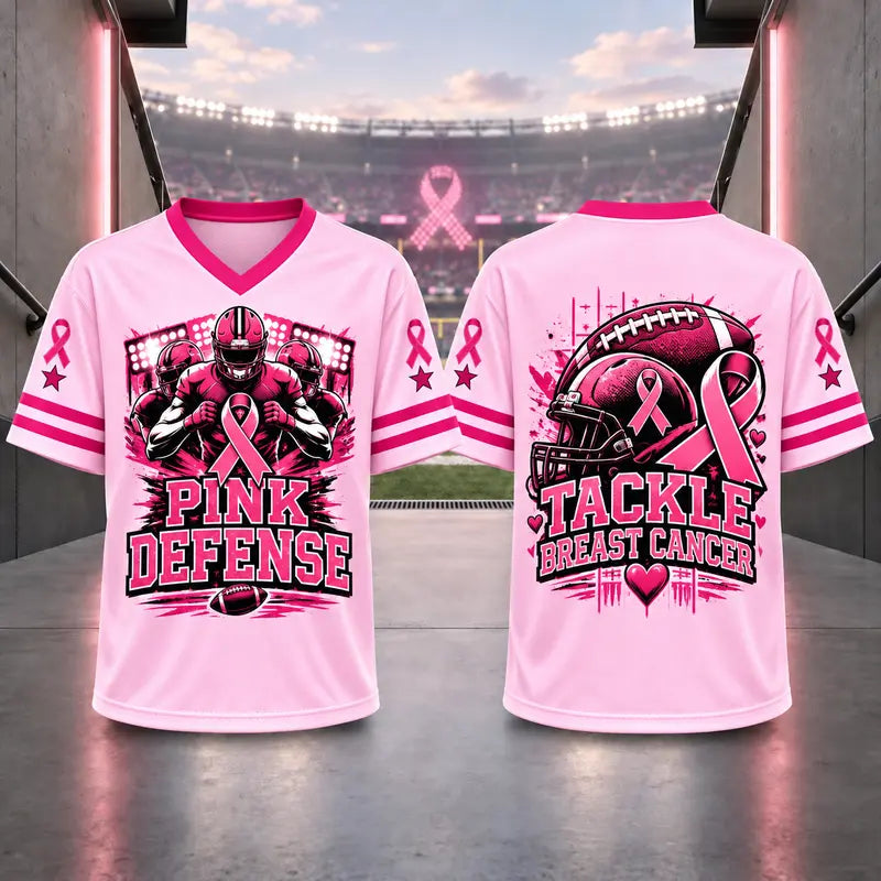 Pink Strong Soccer Jersey