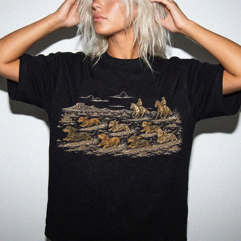 Wild West Wiener Dogs T-Shirt / Sweatshirt / Hoodie