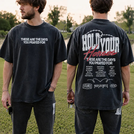 Hold Your Horses These Are The Days You Prayed For T-Shirt / Sweatshirt / Hoodie