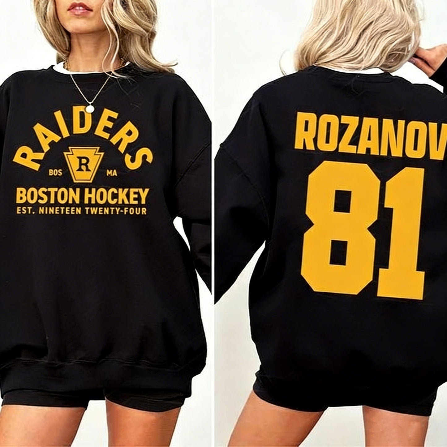 Ilya Rozanov 81-Boston Raiders Hudson Williams Connor Storrie T-Shirt / Sweatshirt / Hoodie