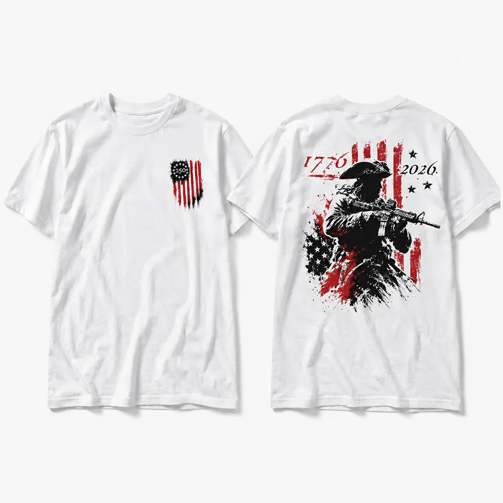 America 250th Anniversary Revolutionary Soldier T-Shirt / Sweatshirt / Hoodie