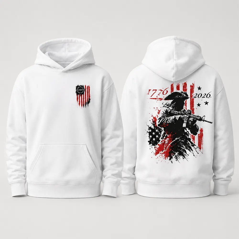 America 250th Anniversary Revolutionary Soldier T-Shirt / Sweatshirt / Hoodie