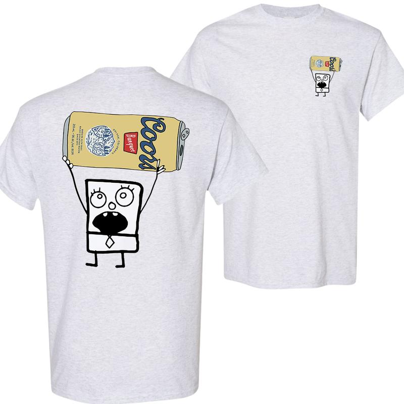 Doodlebob Coors Banquet Funny Graphic T-Shirt/Sweatshirt/Hoodie