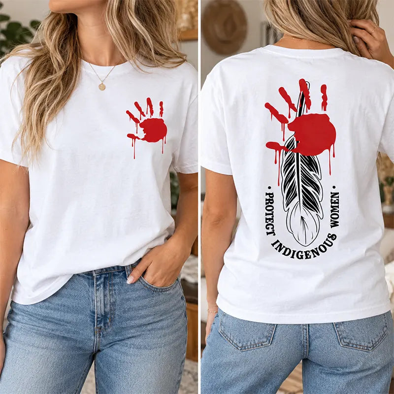 Protect Indigenous Women Red Handprint T-Shirt / Sweatshirt / Hoodie