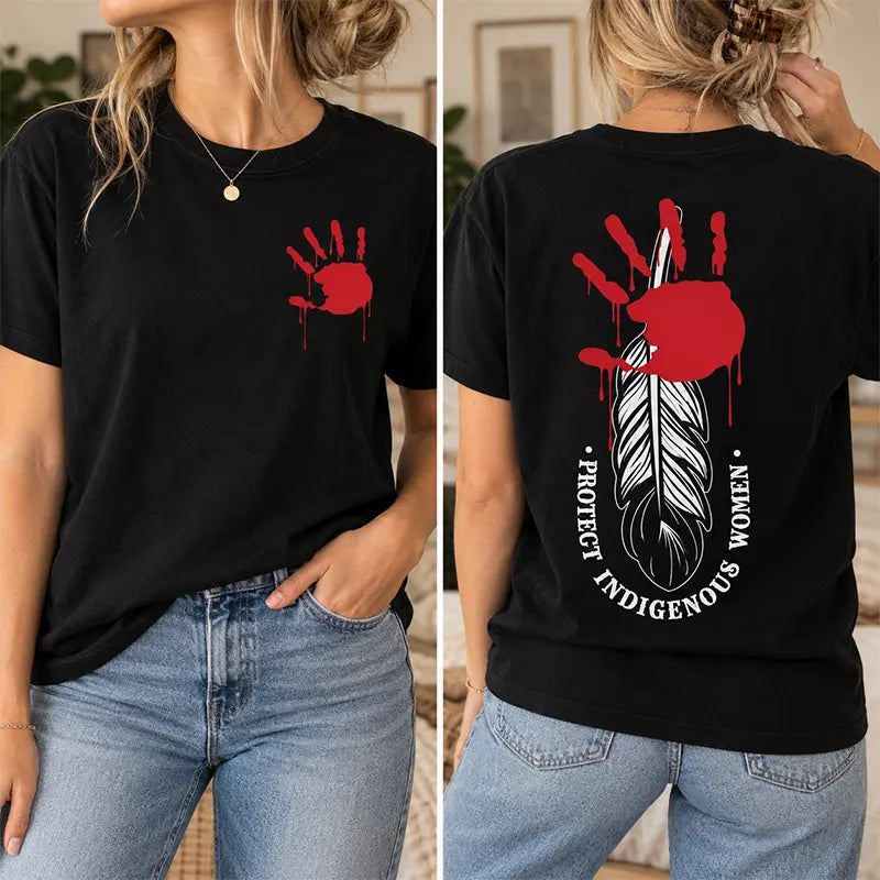 Protect Indigenous Women Red Handprint T-Shirt / Sweatshirt / Hoodie