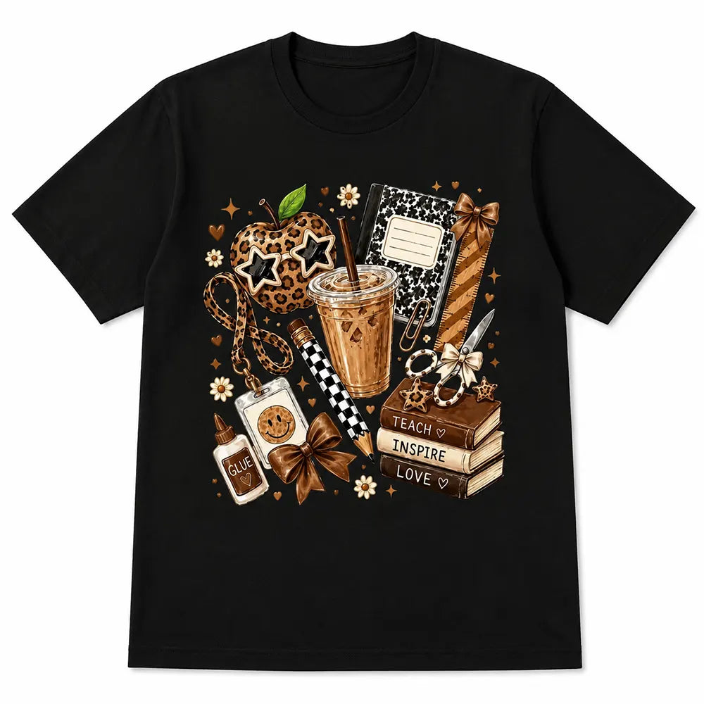 Teach Inspire Love Teacher Essentials T-Shirt / Sweatshirt / Hoodie