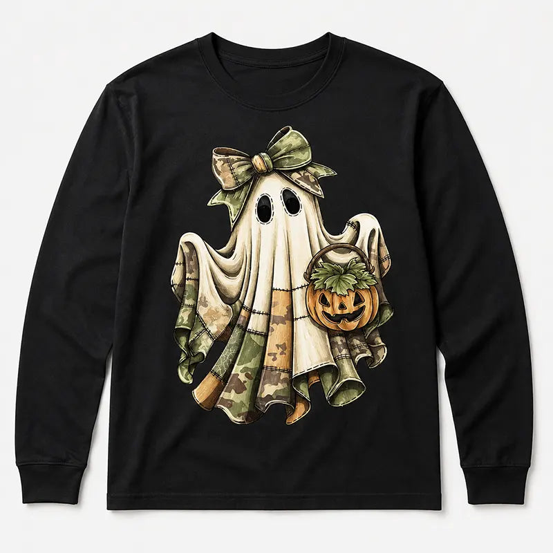 Camo Patchwork Ghost T-Shirt / Sweatshirt / Hoodie