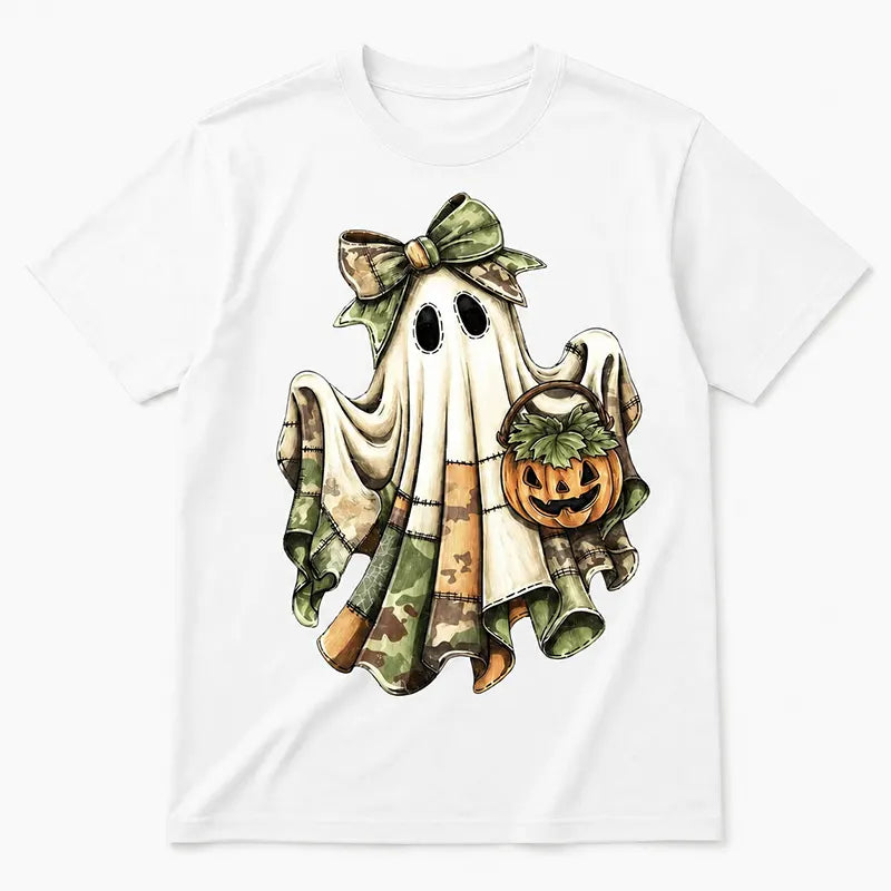 Camo Patchwork Ghost T-Shirt / Sweatshirt / Hoodie