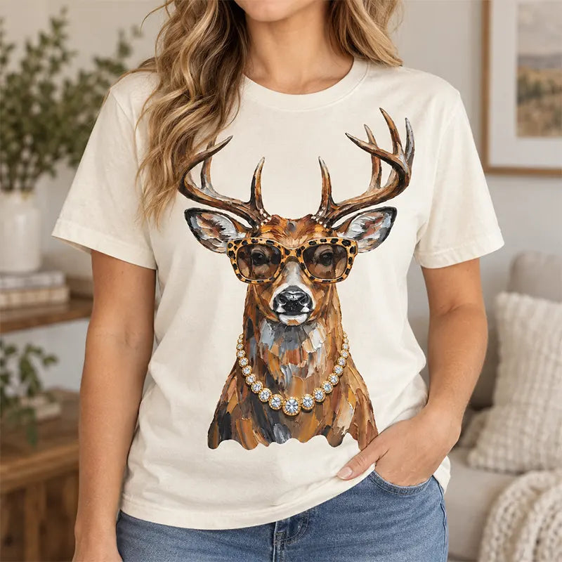 Glam Whitetail Deer T-Shirt / Sweatshirt / Hoodie