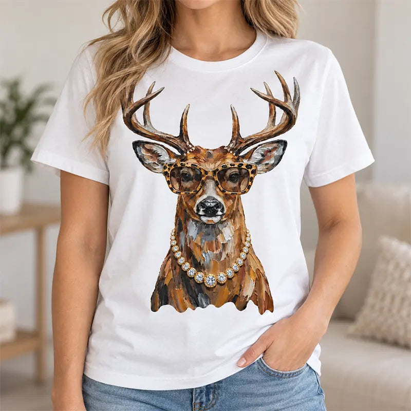 Glam Whitetail Deer T-Shirt / Sweatshirt / Hoodie