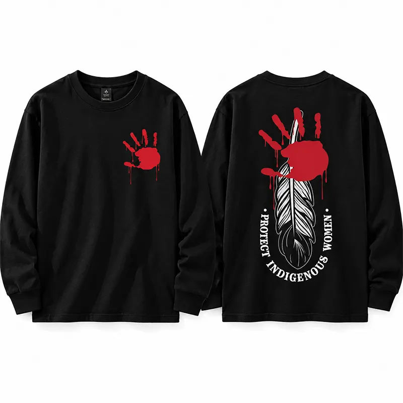 Protect Indigenous Women Red Handprint T-Shirt / Sweatshirt / Hoodie