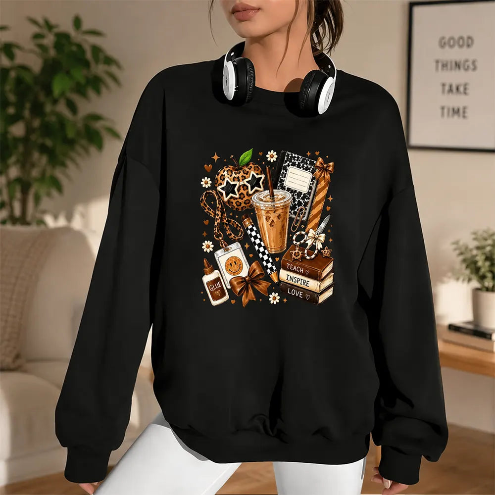 Teach Inspire Love Teacher Essentials T-Shirt / Sweatshirt / Hoodie