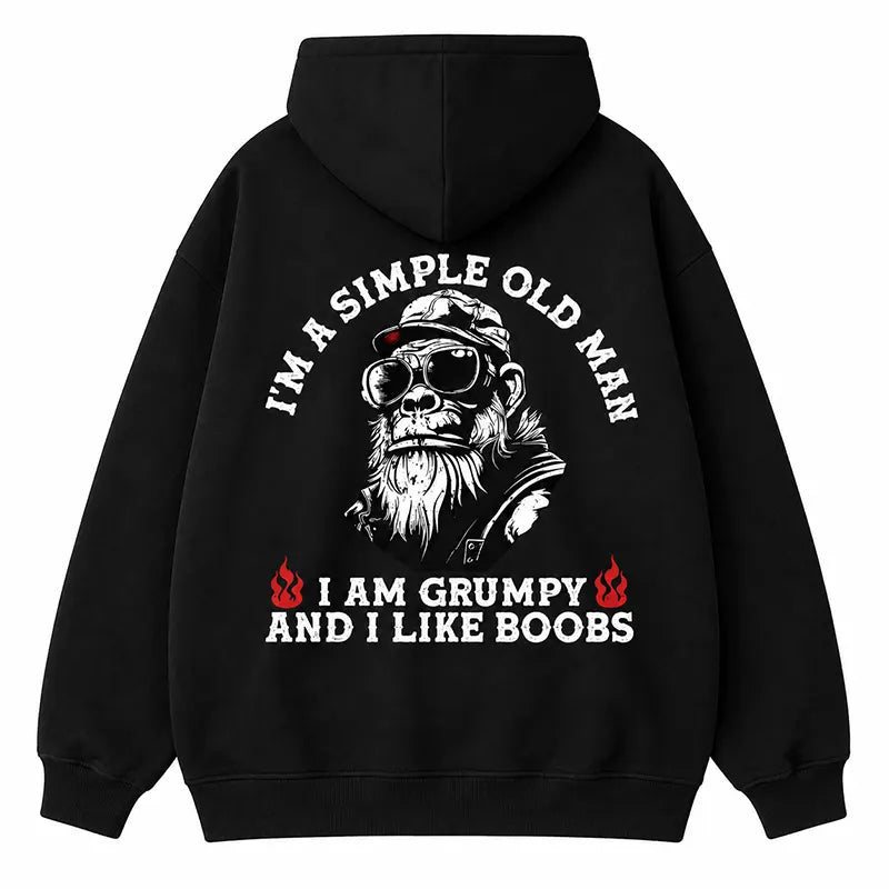 Grumpy Old Man With Simple Tastes T-Shirt / Sweatshirt / Hoodie