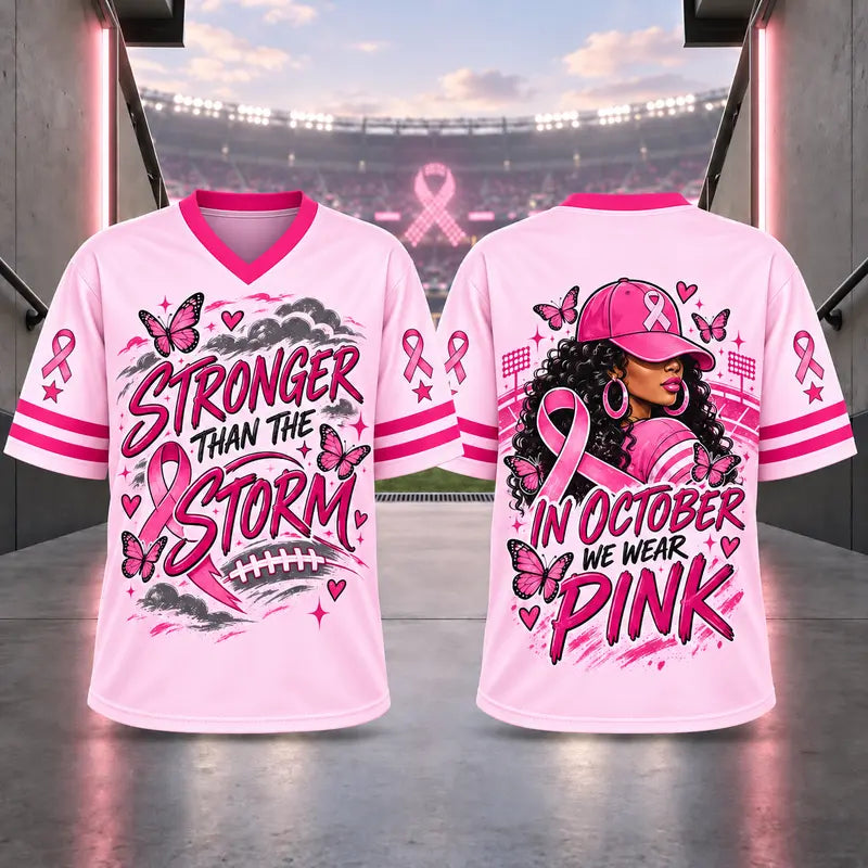 Pink Strong Soccer Jersey