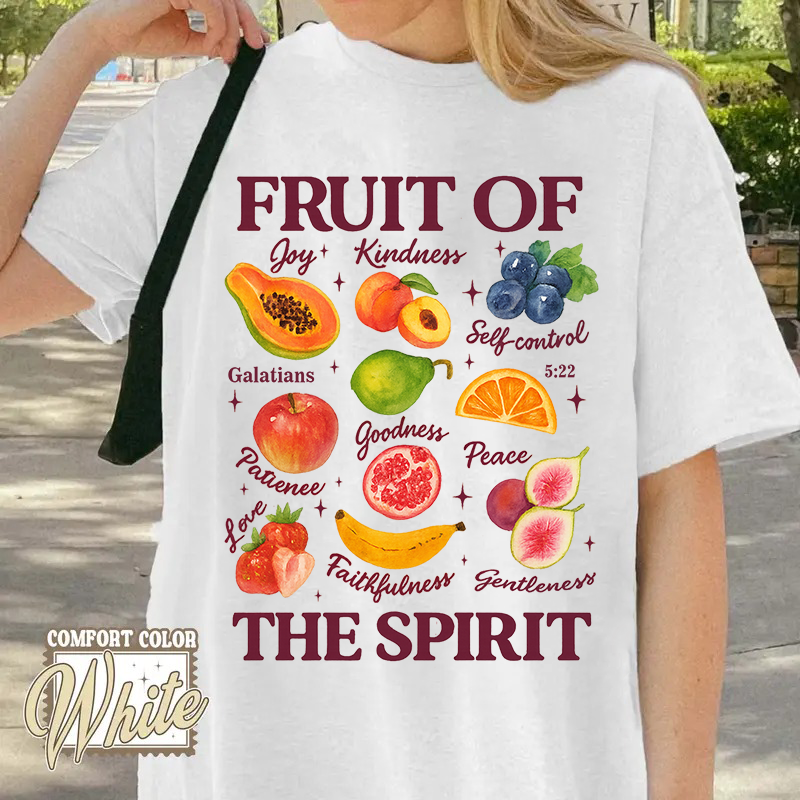 Boho Christian Fruits of the Spirit Retro Jesus Apparel T-Shirt/Sweatshirt/Hoodie