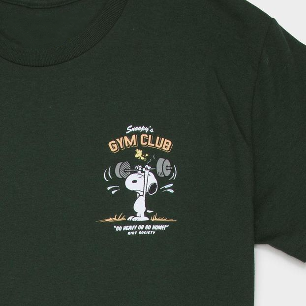 Snoopy Go Heavy or Go Home Gym Club Graphic T-Shirt/Sweatshirt/Hoodie