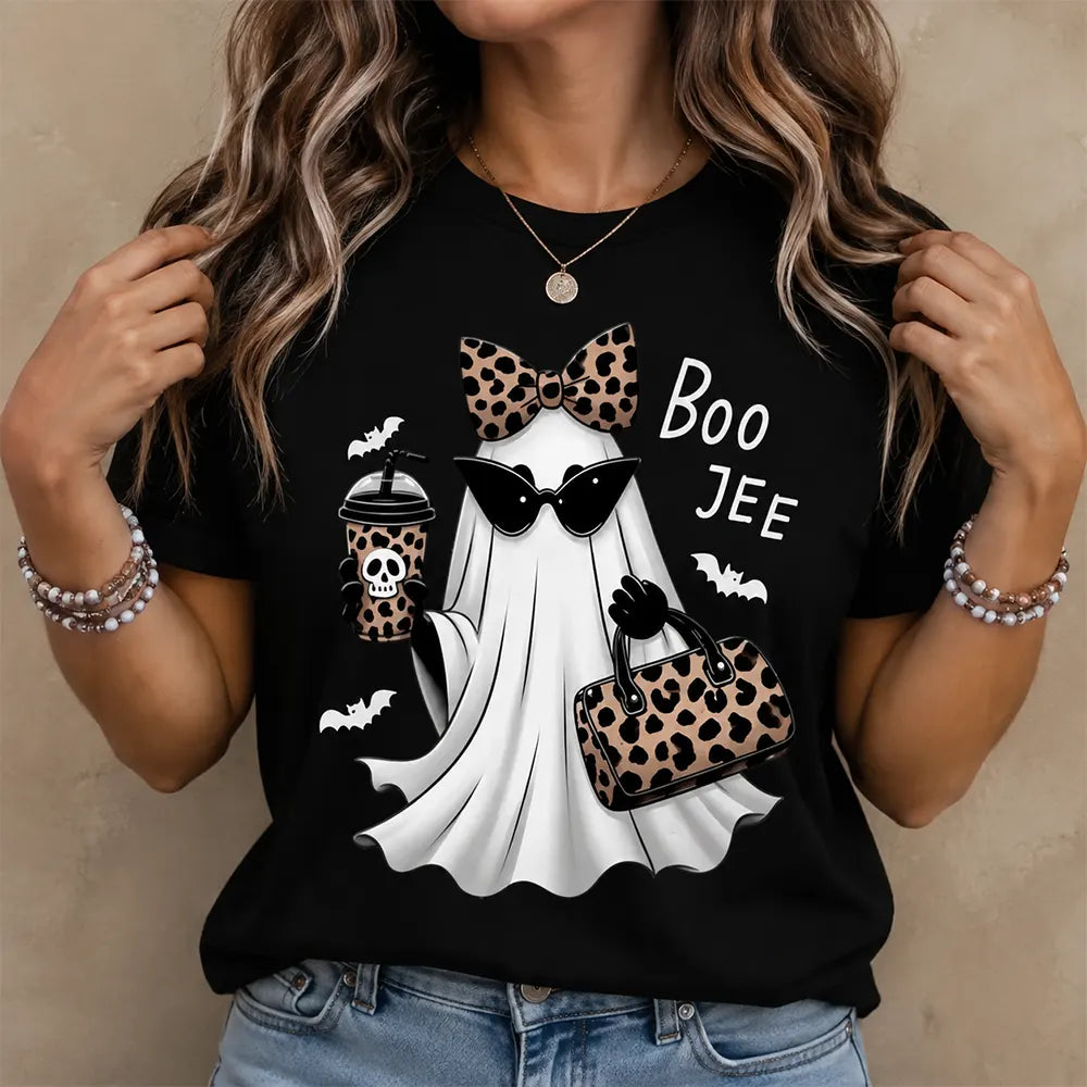 Boo-Jee Leopard Ghost T-Shirt / Sweatshirt / Hoodie