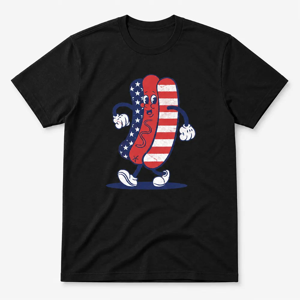 Patriotic Hot Dog Cookout Humor T-Shirt / Sweatshirt / Hoodie