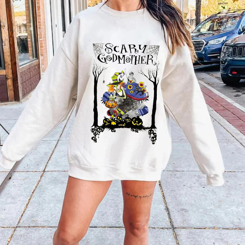Scary Godmother Halloween Retro Witch Harry The Werewolf T-Shirt/Sweatshirt/Hoodie