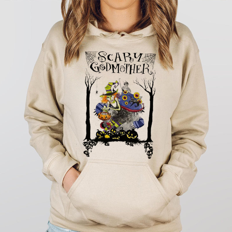 Scary Godmother Halloween Retro Witch Harry The Werewolf T-Shirt/Sweatshirt/Hoodie