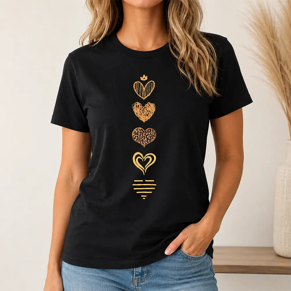 Golden Hearts In Every Style T-Shirt / Sweatshirt / Hoodie