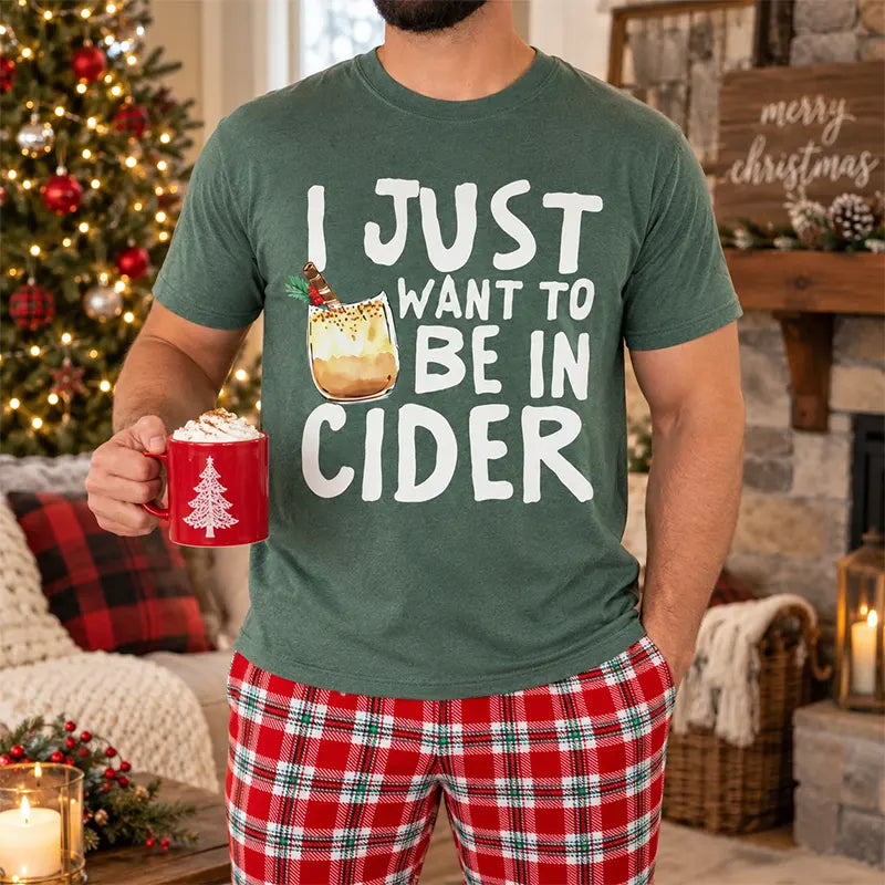 Christmas Cocktail And Cider Couple T-Shirt / Sweatshirt / Hoodie