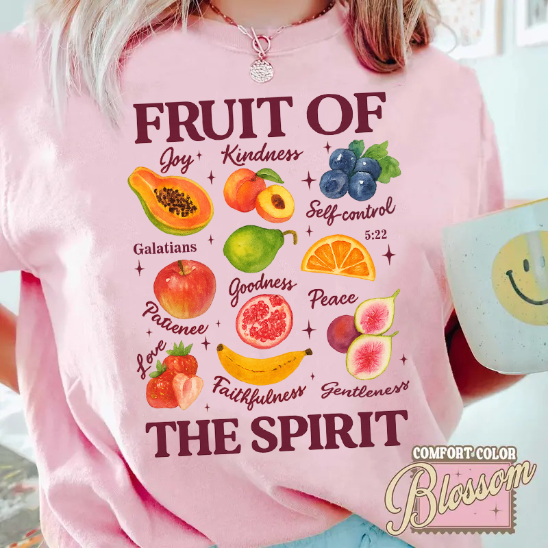 Boho Christian Fruits of the Spirit Retro Jesus Apparel T-Shirt/Sweatshirt/Hoodie