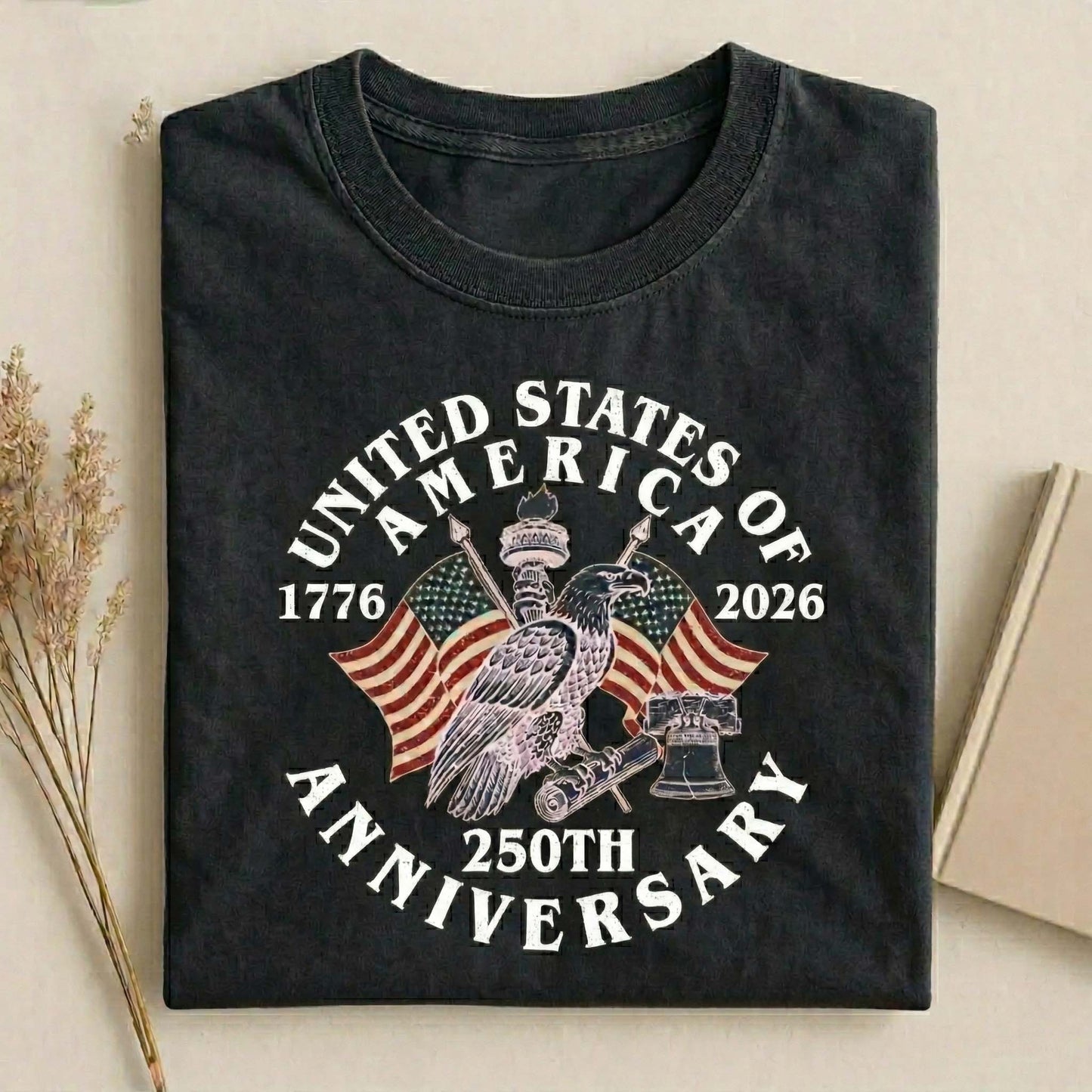 Vintage USA Flag 250th Anniversary T-Shirt / Sweatshirt / Hoodie