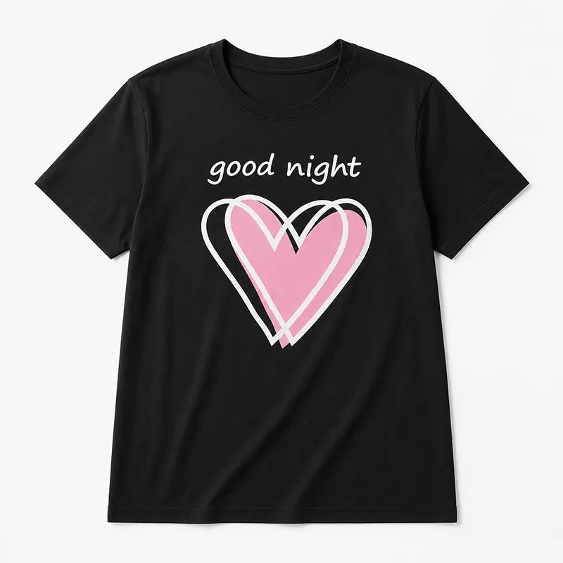 Good Night Heart T-Shirt / Sweatshirt / Hoodie