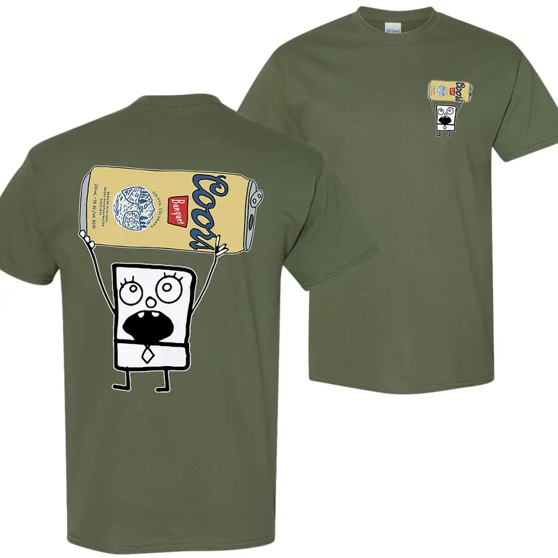 Doodlebob Coors Banquet Funny Graphic T-Shirt/Sweatshirt/Hoodie