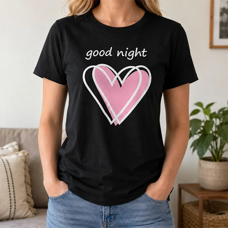 Good Night Heart T-Shirt / Sweatshirt / Hoodie