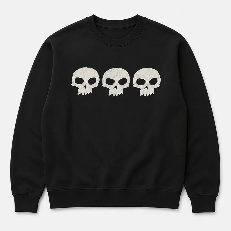 Triple Skull T-Shirt / Sweatshirt / Hoodie