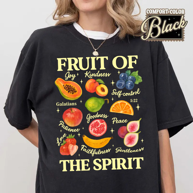 Boho Christian Fruits of the Spirit Retro Jesus Apparel T-Shirt/Sweatshirt/Hoodie