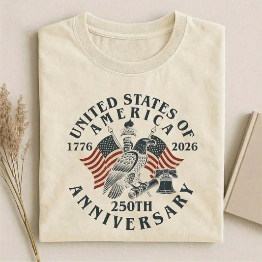 Vintage USA Flag 250th Anniversary T-Shirt / Sweatshirt / Hoodie
