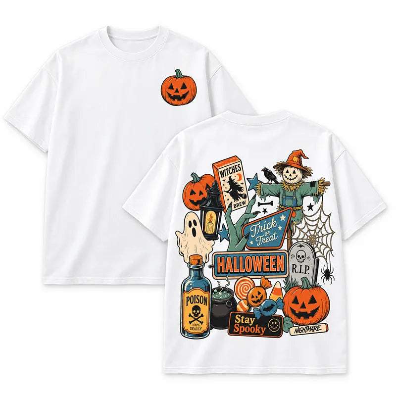 Vintage Halloween Trick Or Treat T-Shirt / Sweatshirt / Hoodie